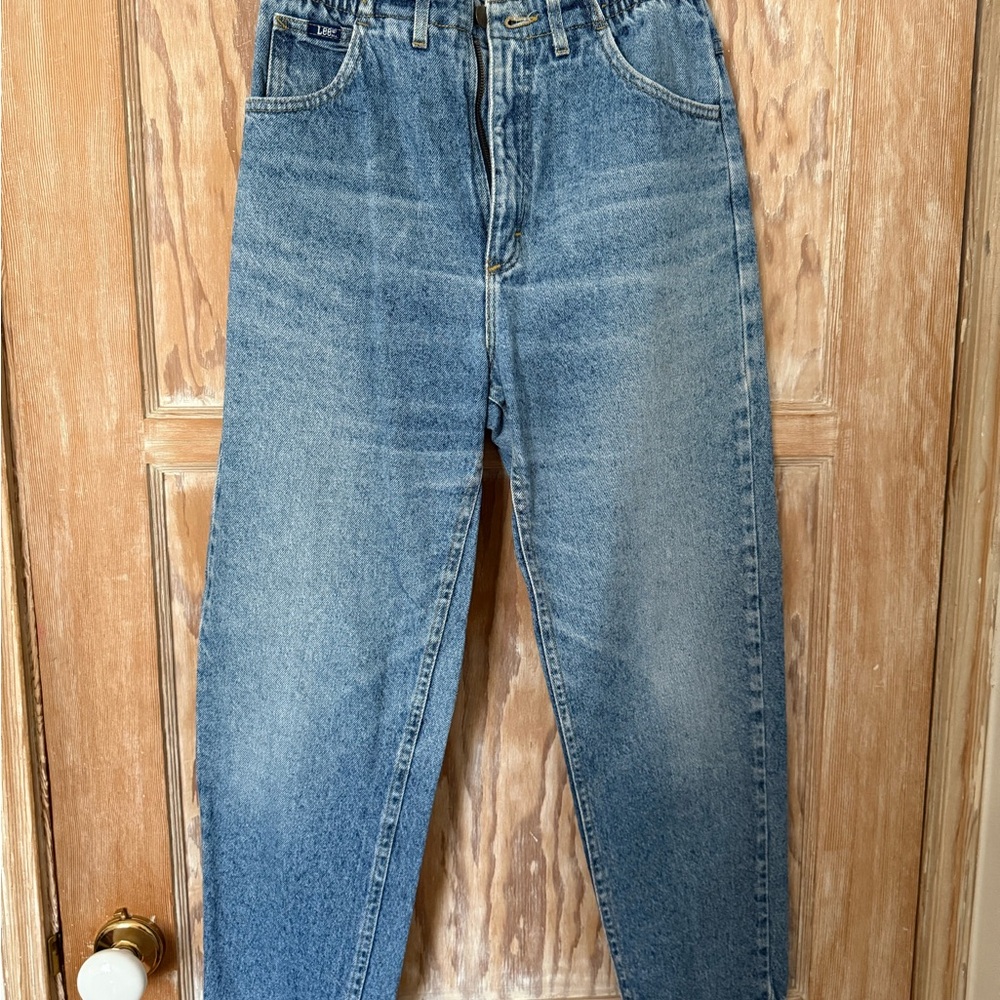 Lee Blue Relaxed Fit Mom Jeans